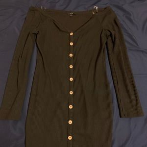 Short/midi black off the shoulder dress! New!!